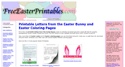 Desktop Screenshot of freeeasterprintables.com